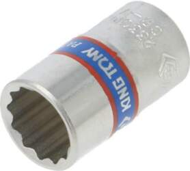 KING TONY Socket: 12-angles; socket spanner