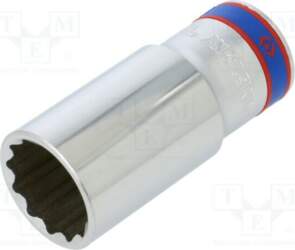 KING TONY Socket: 12-angles; socket spanner