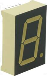 KINGBRIGHT ELECTRONIC Display: LED; 7-segment; 25