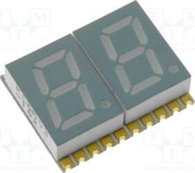 KINGBRIGHT ELECTRONIC Display: LED; 7-segment; 7