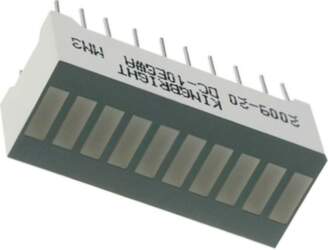 KINGBRIGHT ELECTRONIC Display: LED; bargraph; green