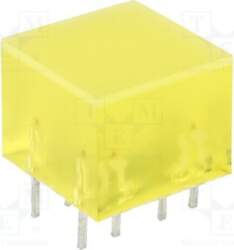 KINGBRIGHT ELECTRONIC LED backlight; yellow; Lens: