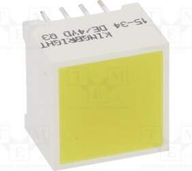 KINGBRIGHT ELECTRONIC LED backlight; yellow; Lens: