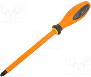 KLEIN TOOLS Screwdriver: insulated; Phillips; PH3