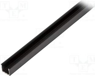 KLUŚ Profiles for LED modules; black