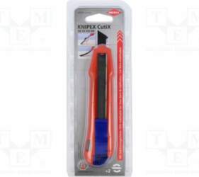 KNIPEX Knife; 165mm; ergonomic handle,pulled