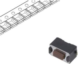 KNITTER-SWITCH Microswitch TACT; SPST-NO; Pos: 2