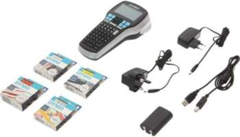 Label printer; Keypad: ABC; LabelManager; Display: