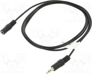 LANBERG Cable; Jack 3.5mm 3pin