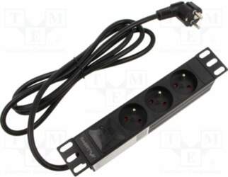 LANBERG Plug socket strip: protective; Sockets:
