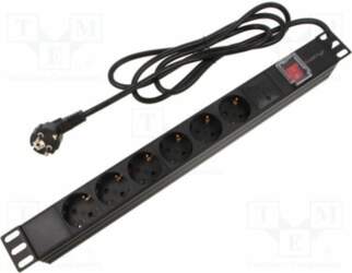 LANBERG Plug socket strip: protective; Sockets:
