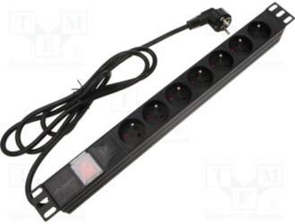 LANBERG Plug socket strip: protective; Sockets: