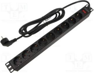 LANBERG Plug socket strip: protective; Sockets: