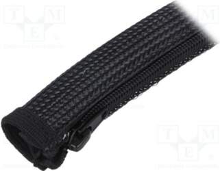 LOGILINK Braid; polyester; black; L: 2m
