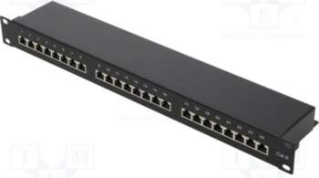 LOGILINK Patch panel; RJ45; Cat 6
