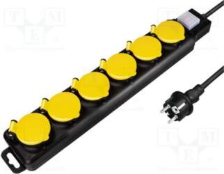 LOGILINK Plug socket strip: supply; Sockets: