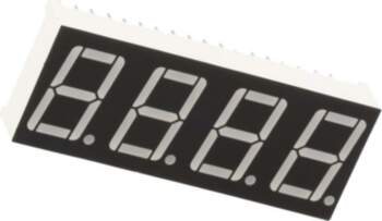 LUCKY LIGHT Display: LED; 7-segment; 14