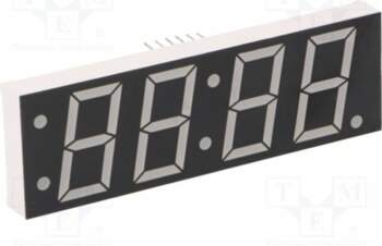 LUCKY LIGHT Display: LED; 7-segment; 24mm
