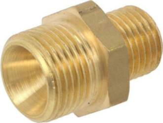 METABO Double nipple; reducing; brass; Ext