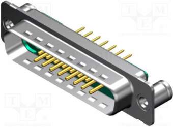 MOLEX Connector: D-Sub; plug; for panel