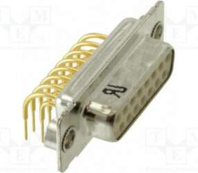 MOLEX Connector: D-Sub; socket; female; angled