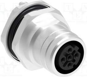 MOLEX Connector: M12; socket; PIN: 4