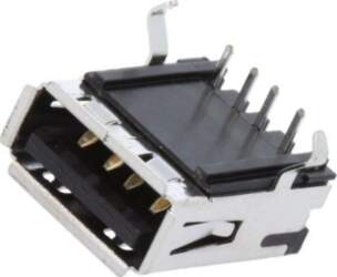 MOLEX Connector: USB A; socket; on
