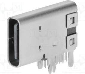 MOLEX Connector: USB C; socket; on