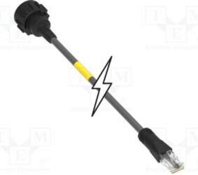 MOLEX Patch cord; Cat 6; RJ45