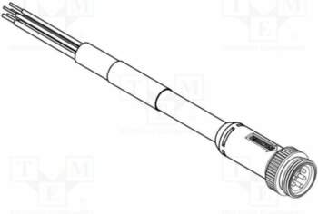 MOLEX Socket; male; PIN: 4; unshielded