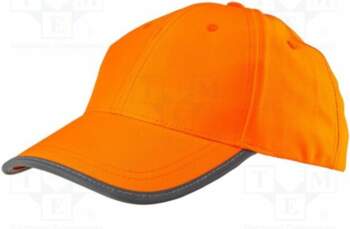 NEO TOOLS Baseball cap; orange; polyester