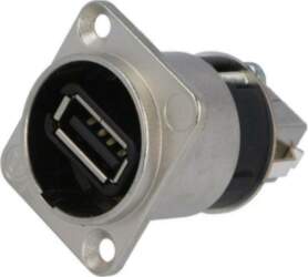 NEUTRIK Adapter; socket; USB A socket-front