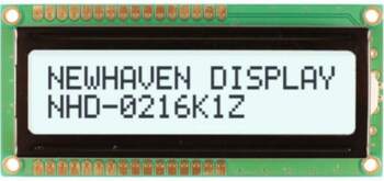 NEWHAVEN DISPLAY INTERNATIONAL Display: LCD; alphanumeric