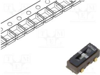 NIDEC COPAL ELECTRONICS Switch: slide; Pos: