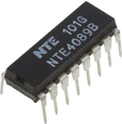NTE ELECTRONICS IC: digital; 4bit,binary