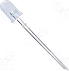 NTE ELECTRONICS LED; white cold; 5mm