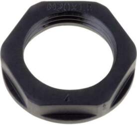 Nut; NPT1/2"; polyamide; black; Thread: inch