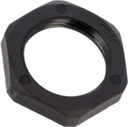 Nut; PG16; polyamide; Thk: 6mm; Spanner: