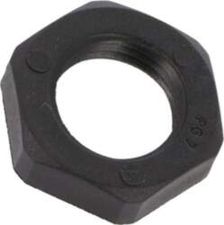 Nut; PG7; polyamide; Thk: 5mm; Spanner: