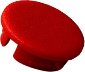 OKW Cap; ABS; red; push-in; round