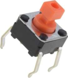 OMRON Electronic Components Microswitch TACT; SPST-NO