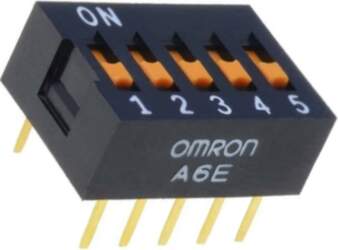 OMRON Electronic Components Switch: DIP-SWITCH; Poles
