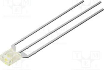 OPTOSUPPLY LED; white cold,red; rectangular