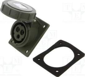 PCE Connector: AC supply 3-phase; socket
