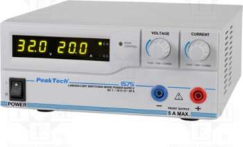 PEAKTECH Laboratory power supply: programmable; single-channel