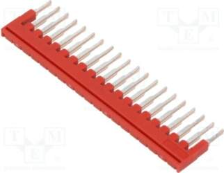 PHOENIX CONTACT Comb bridge; red; terminals: