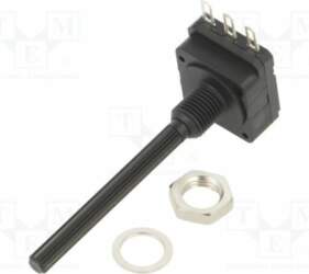 PIHER Potentiometer: shaft; 1kΩ; single turn