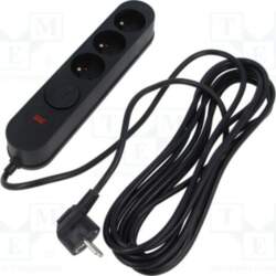 PLASTROL Plug socket strip: protective; Sockets: