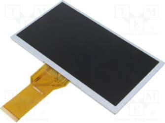 POWERTIP Display: TFT; 7"; 800x480; Illumin: