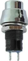PUSH-BUTTON SWITCH OFF-ON SILVER | R1384B